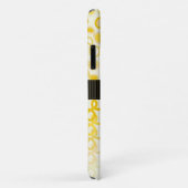 Loopy Lines met hybride paisley Yellow Hues Ombre Case-Mate iPhone Case (Achterkant/rechts)
