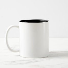 Loose Ends Minimalist Typographic Two-Tone Mug Tweekleurige Koffiemok