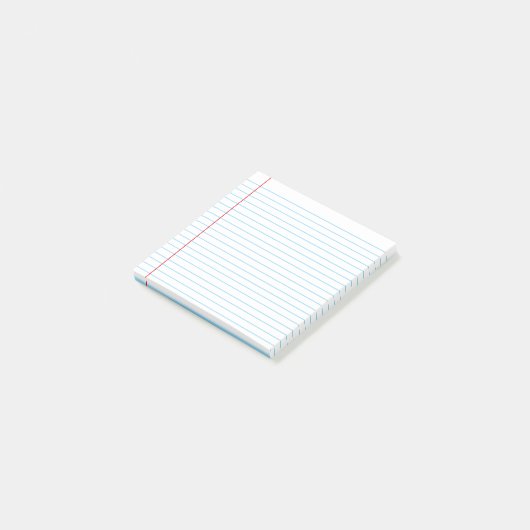 Loose Leaf Paper Sticky Notes (Schuin)