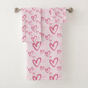 Loose Pink Heart Motif Valentine