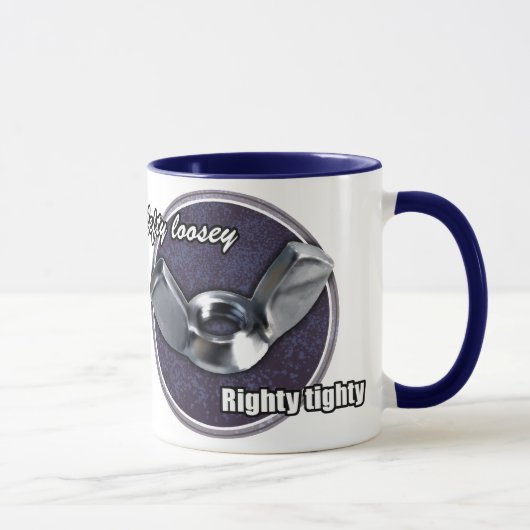 Loosey gauchiste, tasse d'ecrou-papillon de Tighty (Droite)