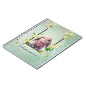 Lop Ear Bunny Swinging Flower Vine Notitieboek (Linkerzijde)