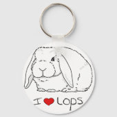 Lop Rabbit Sleutelhanger (Voorkant)