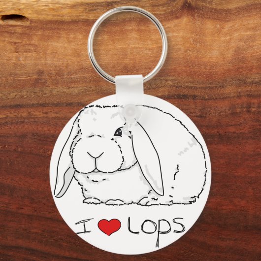 Lop Rabbit Sleutelhanger (Voorkant)