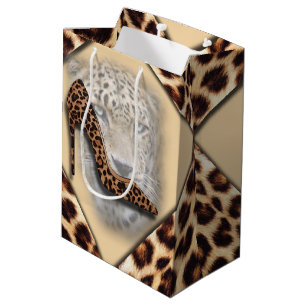Lopard High Hiel & Face Design Medium Cadeauzakje