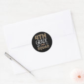 Lopard-leraar Ronde Sticker (Envelop)