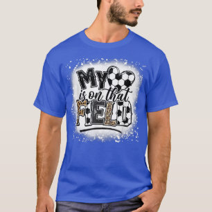 Lopard mijn hart ligt op dat veld Soccer Love Game T-shirt