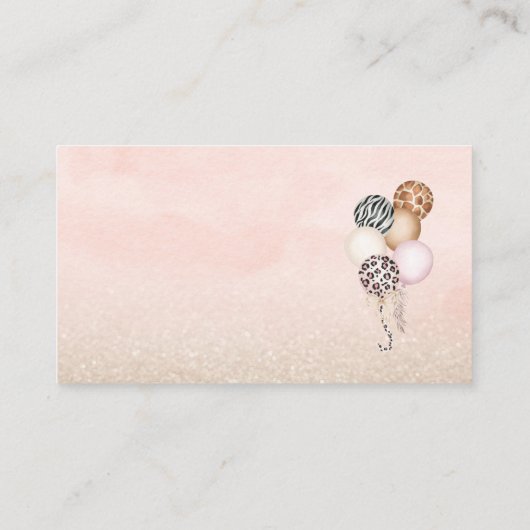 Lopard-Oerwoud Wilde baby Informatiekaartje (Achterkant)