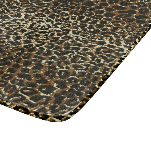 Lopard Pattern Print Cutting Board Snijplank (Hoek)