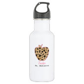 Lopard Print Apple-leraar Waterfles (Voorkant)