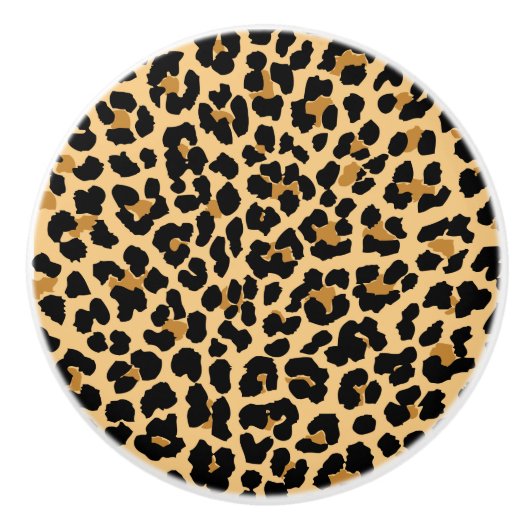 Lopard Print Ceramic Knobs Keramische Knop (Voorkant)