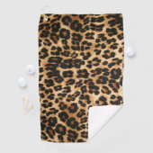 Lopard Print Golf Towel Golfhanddoek (Insitu)