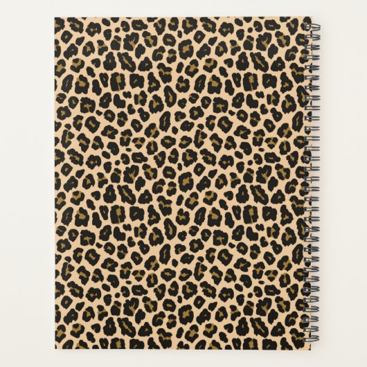 Lopard Print Planner (Achterkant)