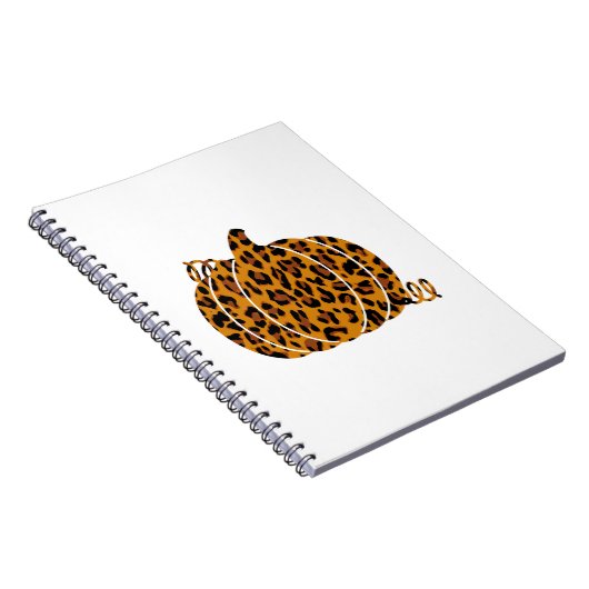Lopard Pumpkin/Herfst Seizoen Notitieboek (Rechterzijde)