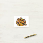 Lopard Pumpkin/Herfst Seizoen Post-it® Notes (Op bureau)