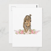 Lopard, Roos van luipaard, luipaarblazer Briefkaart (Voorkant / Achterkant)