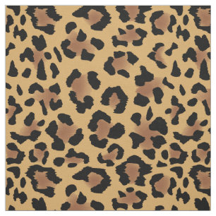 Lopard Skin Print Pattern Fabric Stof