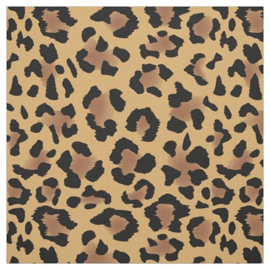 Lopard Skin Print Pattern Fabric Stof (Swatch)