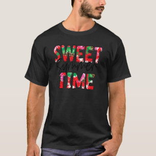 Lopard Sweet Summer Time Watermelon Summer Vacat T-shirt