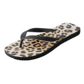 Lopardhaar Teenslippers (Schuin)