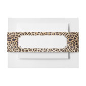 Lopardhaar Uitnodigingen Wikkel (Voorkant Voorbeeld)