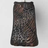 Lopardtijger met hoge kop golfheadcover (Draai 90)