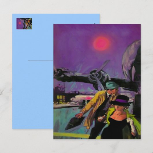 Lopbaan ~ Briefkaart (Voorkant / Achterkant)