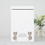 Lopen Briefpapier (Staand voorkant)