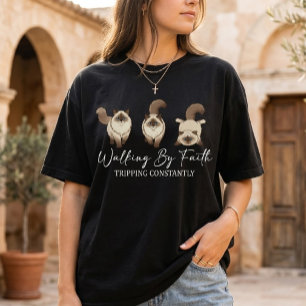 Lopen Door Het Geloof Grappig Christelijk Hond Lie T-shirt
