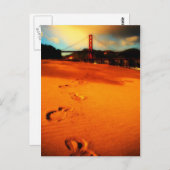 Lopen in crisisgebied briefkaart (Voorkant / Achterkant)