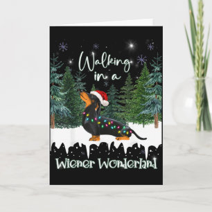 Lopen In Een Wiener Wonderland Dachshund  Kaart