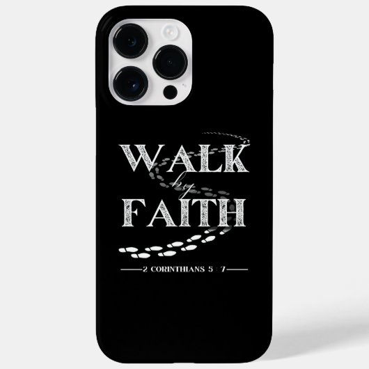 Lopen in geloof – 2 Korintiërs 5:7 Case-Mate iPhone Case (Achterkant)