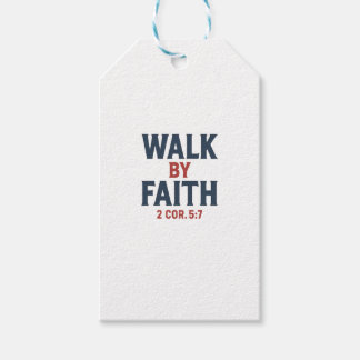 Lopen in geloof cadeaulabel