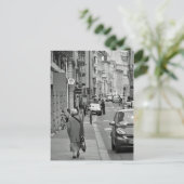 Lopen in Parijs Briefkaart (Staand voorkant)