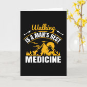 Lopen is een Man beste medicijn Kaart (Gele Bloem)