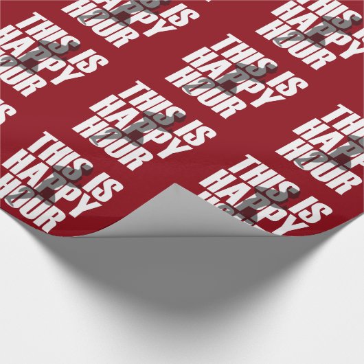 Lopen is een vrolijk uur cadeaupapier (Hoek)