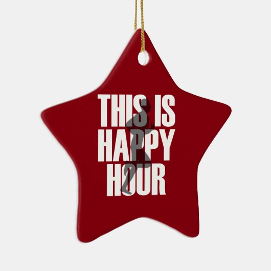 Lopen is een vrolijk uur keramisch ornament (Rechts)