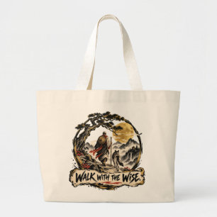Lopen met de Wijzen Dhammapada Grote Tote Bag