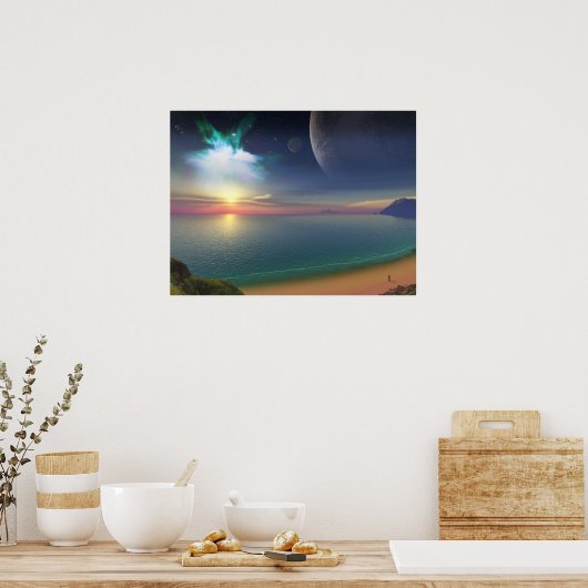 Lopen met Orion Poster (Keuken)