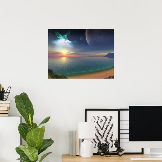 Lopen met Orion Poster (Thuiskantoor)