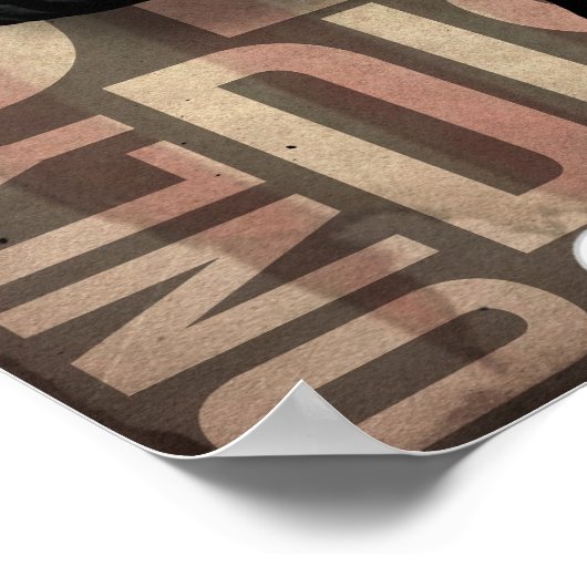 Lopen met Zombies Poster (Hoek)