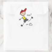 Lopen naar Base Sticker (Tas)