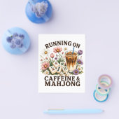 Lopen op cafeïne & Mahjong Flyer (Enkel)