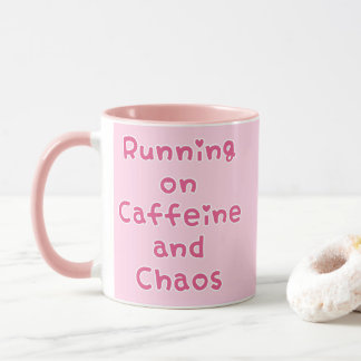 Lopen Op Caffeïne En Chaos Mok