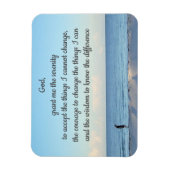 Lopen op de Beach Magnet Magneet (Verticaal)