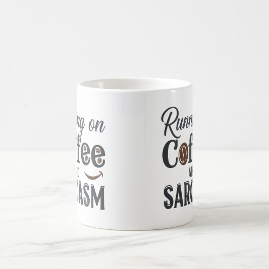 Lopen op koffie en sarcasme Mok (Center)