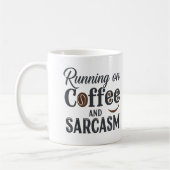 Lopen op koffie en sarcasme Mok (Links)