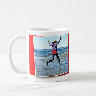Lopen op water koffiemok
