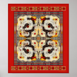 Lopen van Schengen naar Fribourg Poster