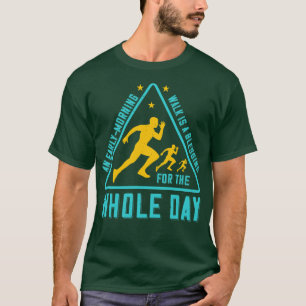 Lopen Vroege ochtend wandeling is zegen T-shirt